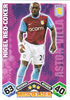 Nigel Reo-Coker Aston Villa 2009/10 Topps Match Attax #28